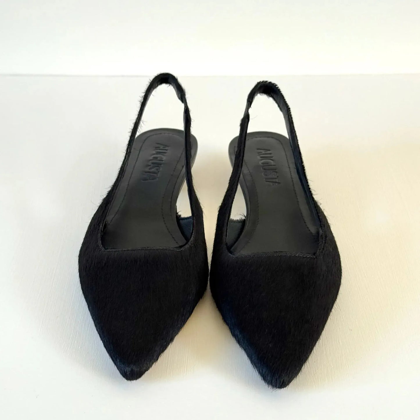 Harper Slingback in Black Calf Hair-Shoes-Augusta-eugenienewport