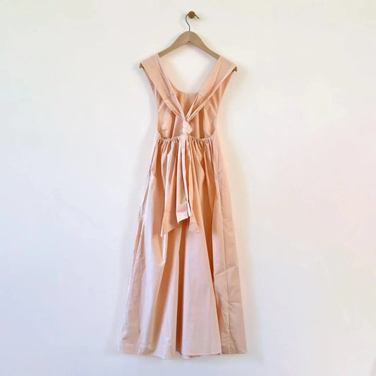 Holly Dress in Peach-Dress-Eleph-eugenienewport