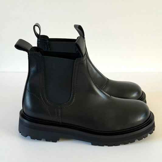 Kick Boot in Black-Shoes-Studio Nicholson-eugenienewport
