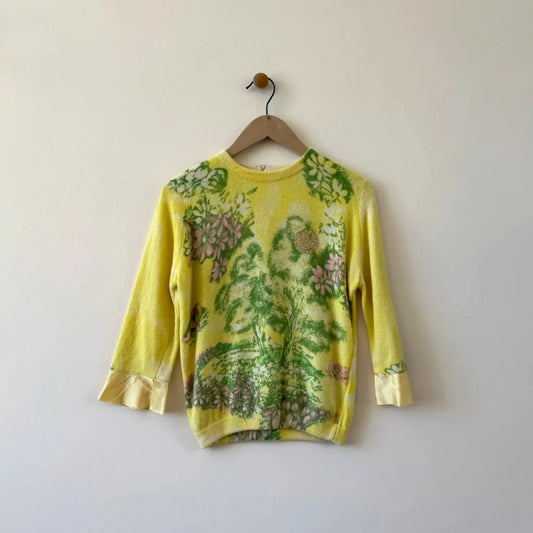 Lily Vintage Re-Work Cardigan-Sweater-Aquarius Cocktail-One size-2-eugenienewport