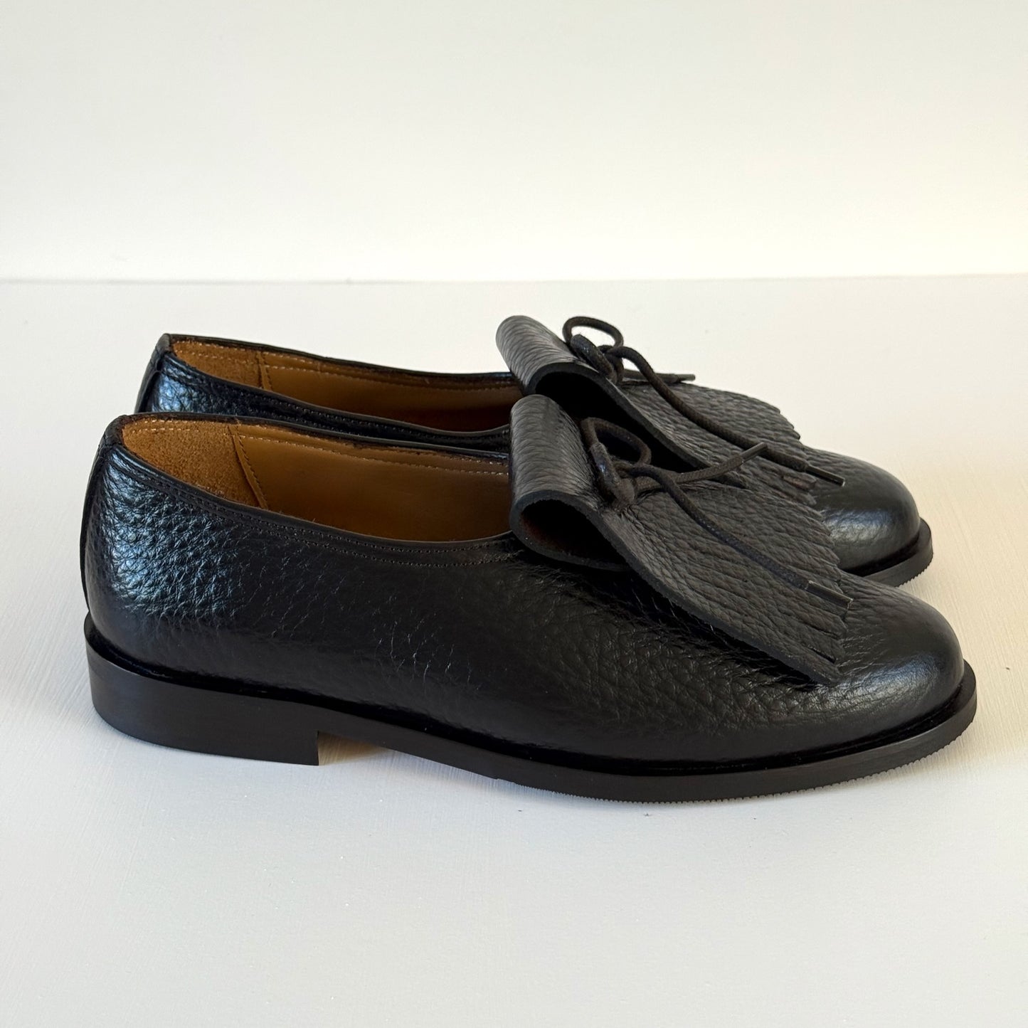 Matt Kilt in Dark Brown Jumbo Grained Leather
