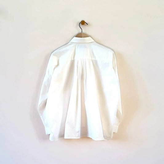 Vert Blouse in White-Tops-Fabiana Pigna-eugenienewport