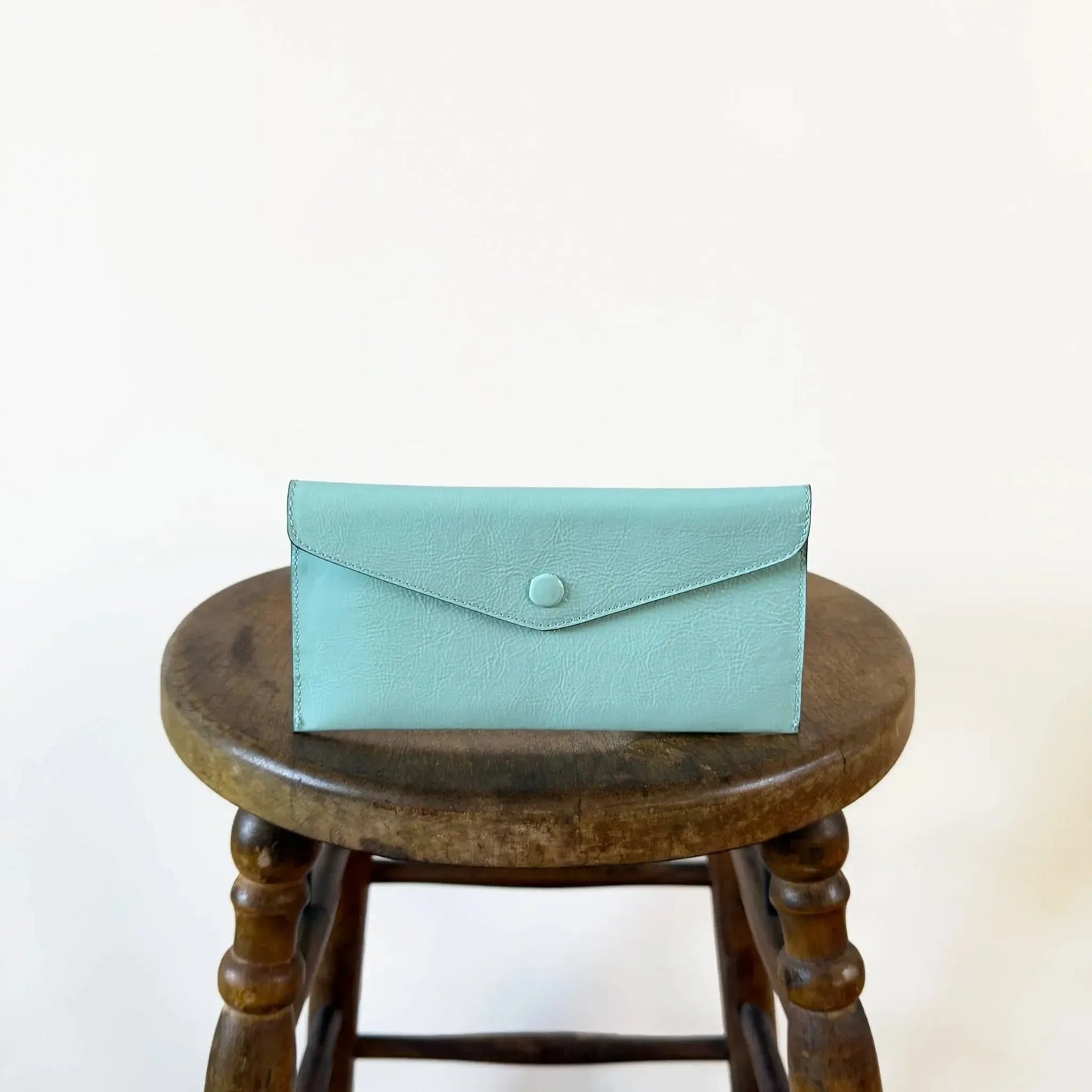 Wallet in Teal Naplak Calf Leather-Accessories-Zilla-eugenienewport