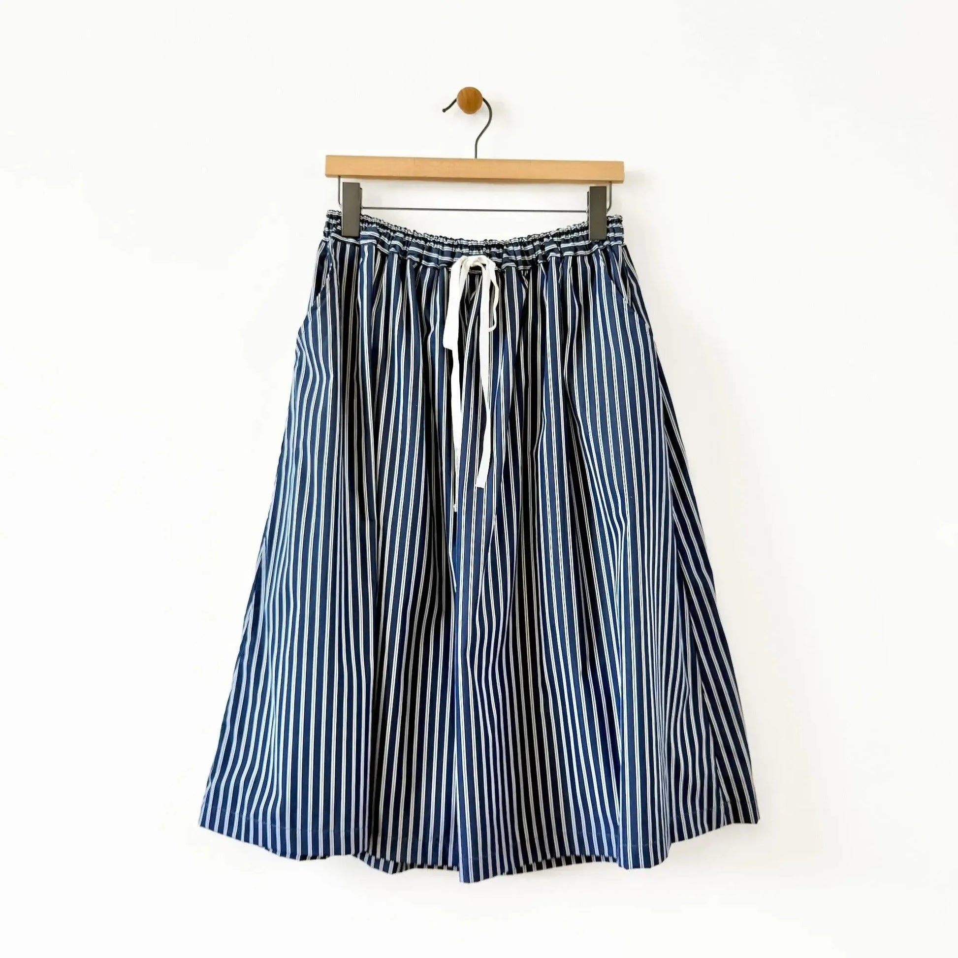Caracoto Skirt in Blue Stripe-Skirt-Nitto-eugenienewport