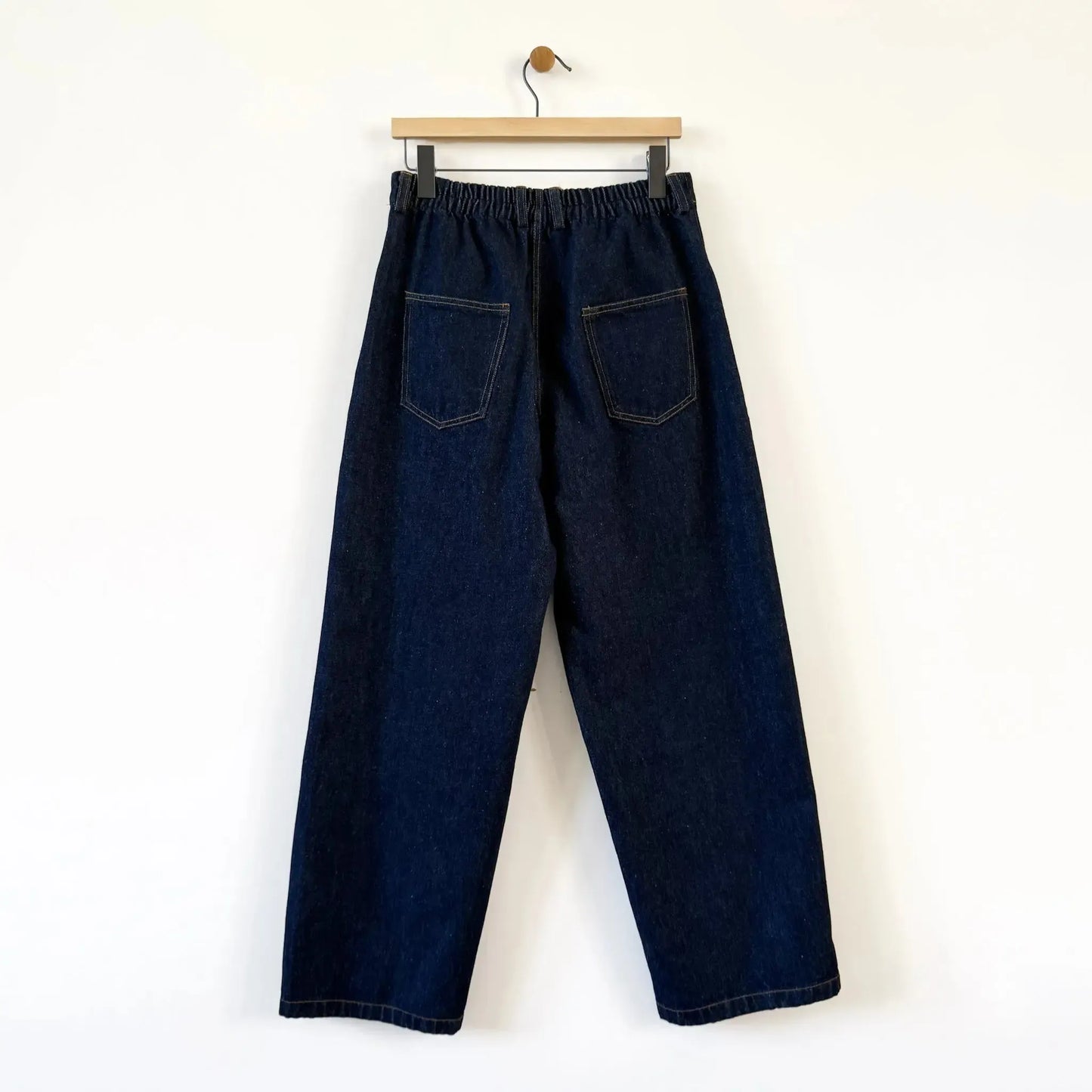 Denim Straight Pants in Indigo-Denim-Cordera-eugenienewport
