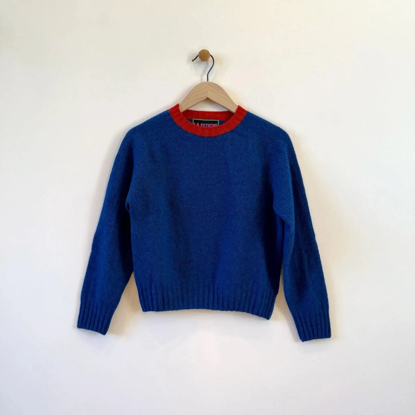 Fifi in Blue / Red-Sweater-La Fetiche-eugenienewport