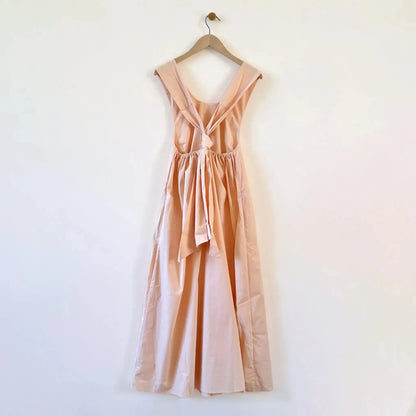 Holly Dress in Peach-Dress-Eleph-eugenienewport
