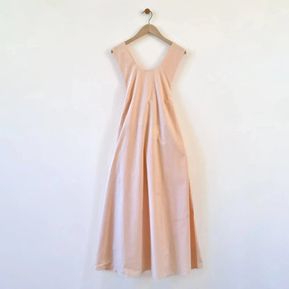 Holly Dress in Peach-Dress-Eleph-eugenienewport