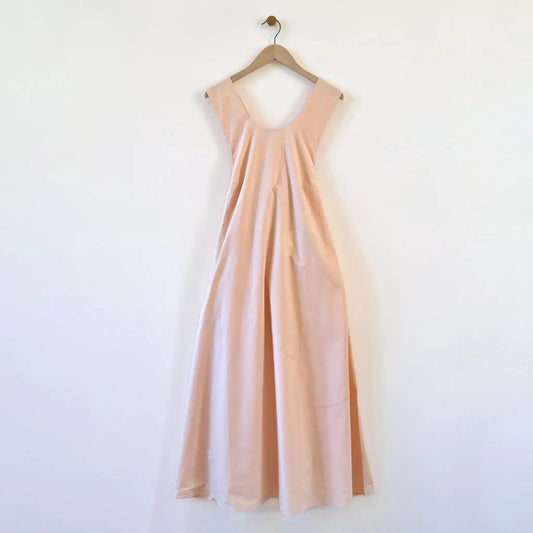 Holly Dress in Peach-Dress-Eleph-eugenienewport