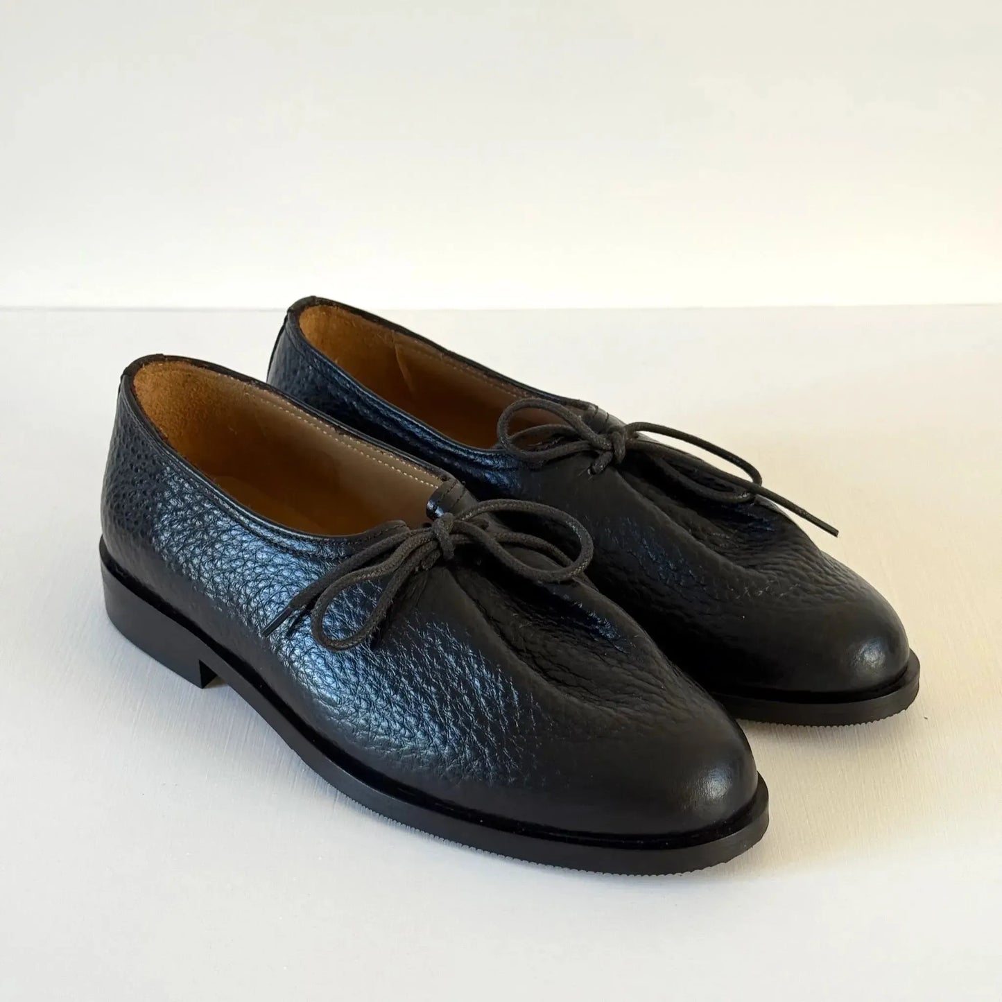 Matt Kilt in Dark Brown Jumbo Grained Leather-Shoes-Jacques Solovière-eugenienewport