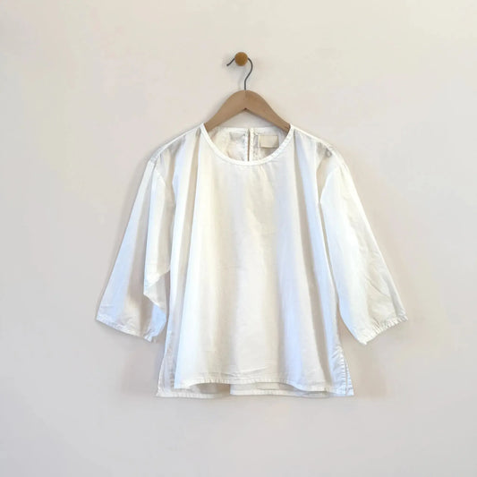 Mucra Blouse in Off White-Tops-Nitto-eugenienewport