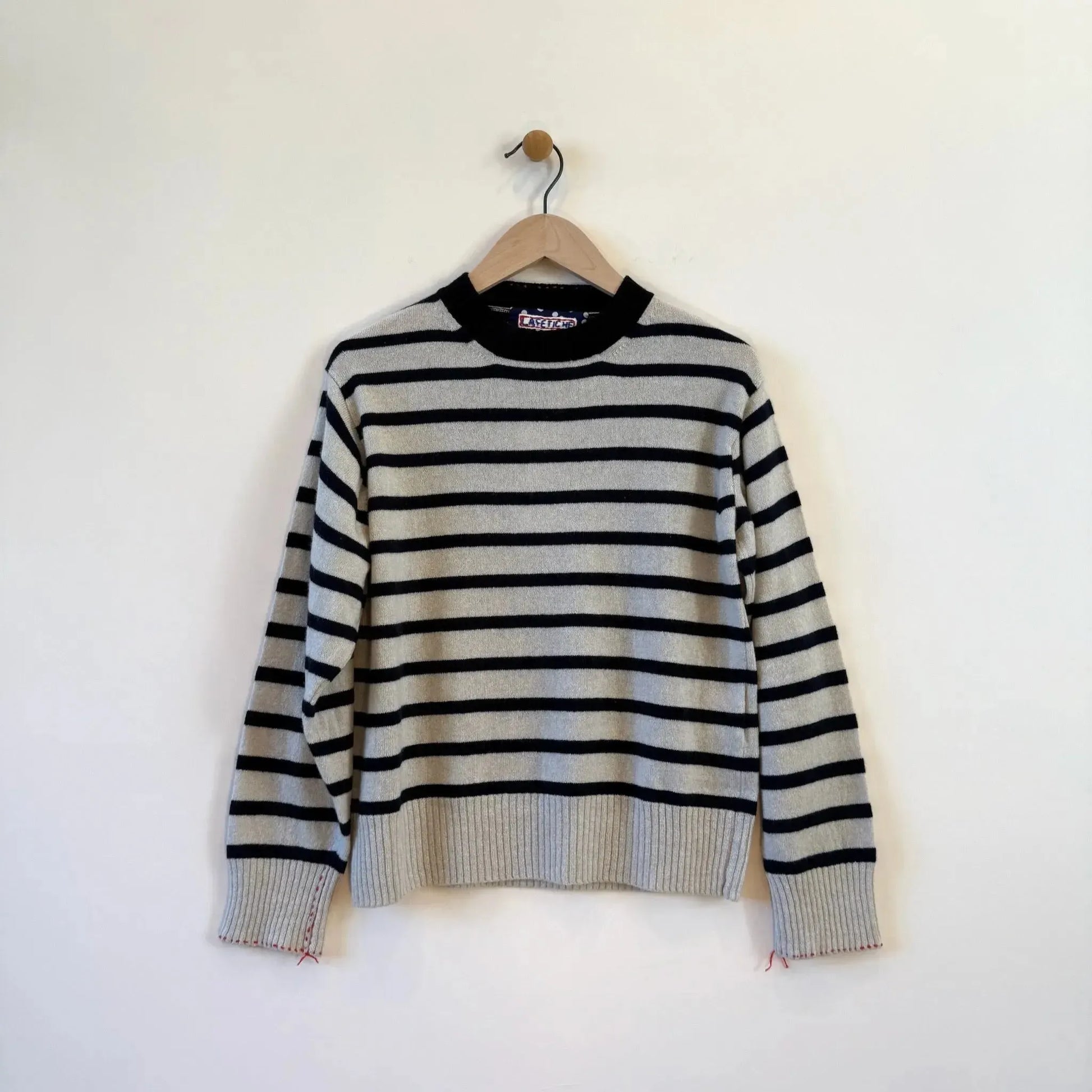 Olga in Oatmeal / Navy / Black-Sweater-La Fetiche-eugenienewport