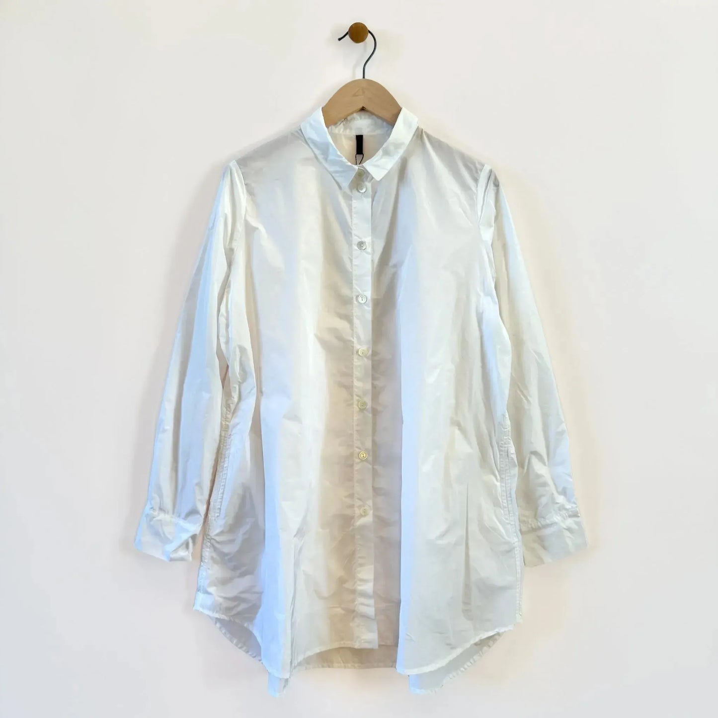 Oversize Blouse in White-Tops-Katharina Hovman-eugenienewport