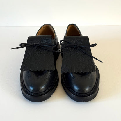 Ray Kilt in Black Grained Calf Leather