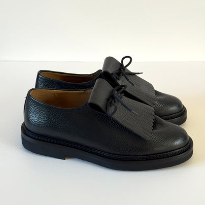 Ray Kilt in Black Grained Calf Leather