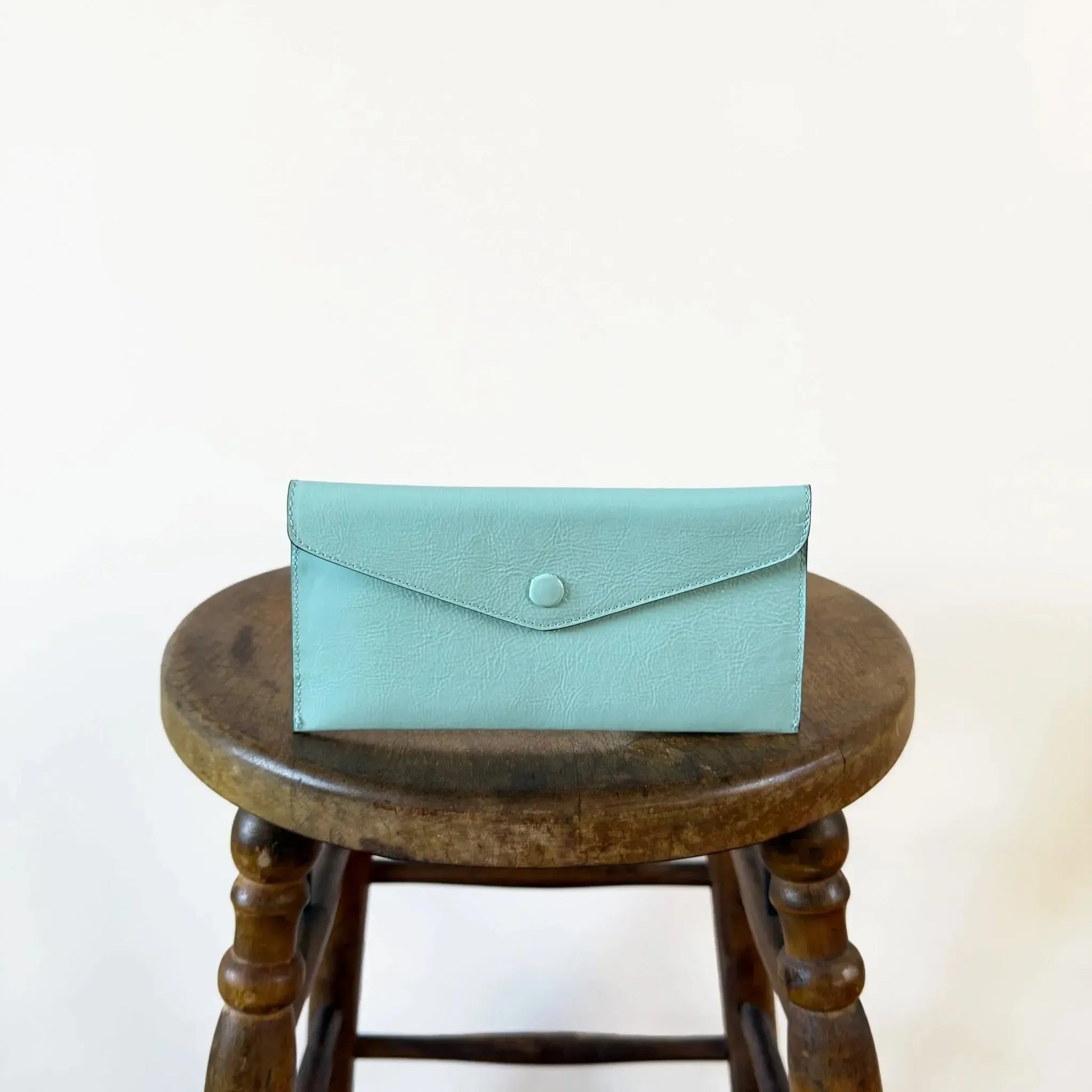 Wallet in Teal Naplak Calf Leather-Accessories-Zilla-eugenienewport